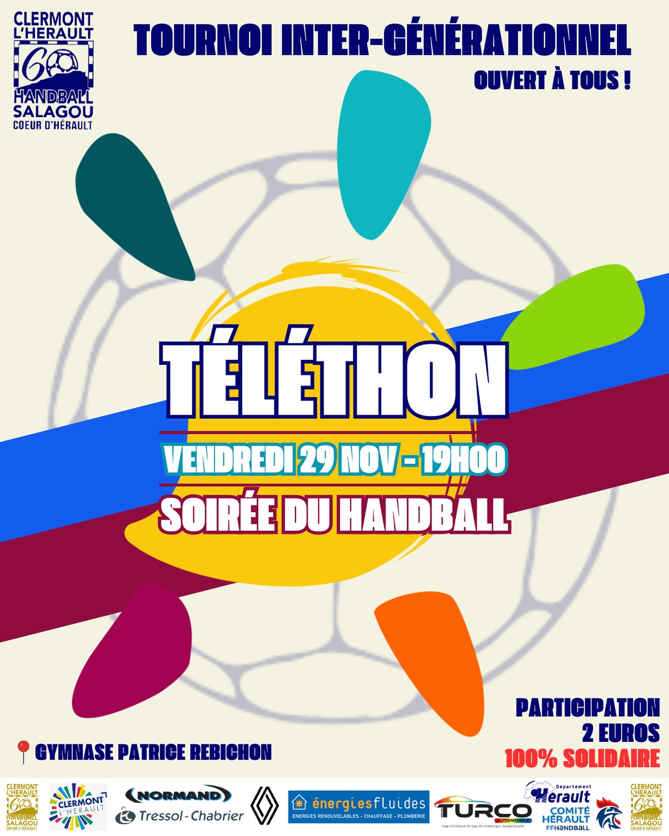 Image TÉLÉTHON 2024 | SOIRÉE DU HANDBALL