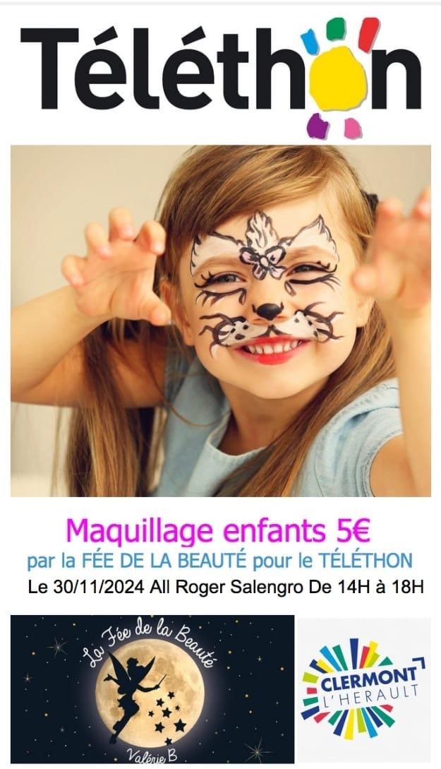 Image TÉLÉTHON 2024 | MAQUILLAGE ENFANTS