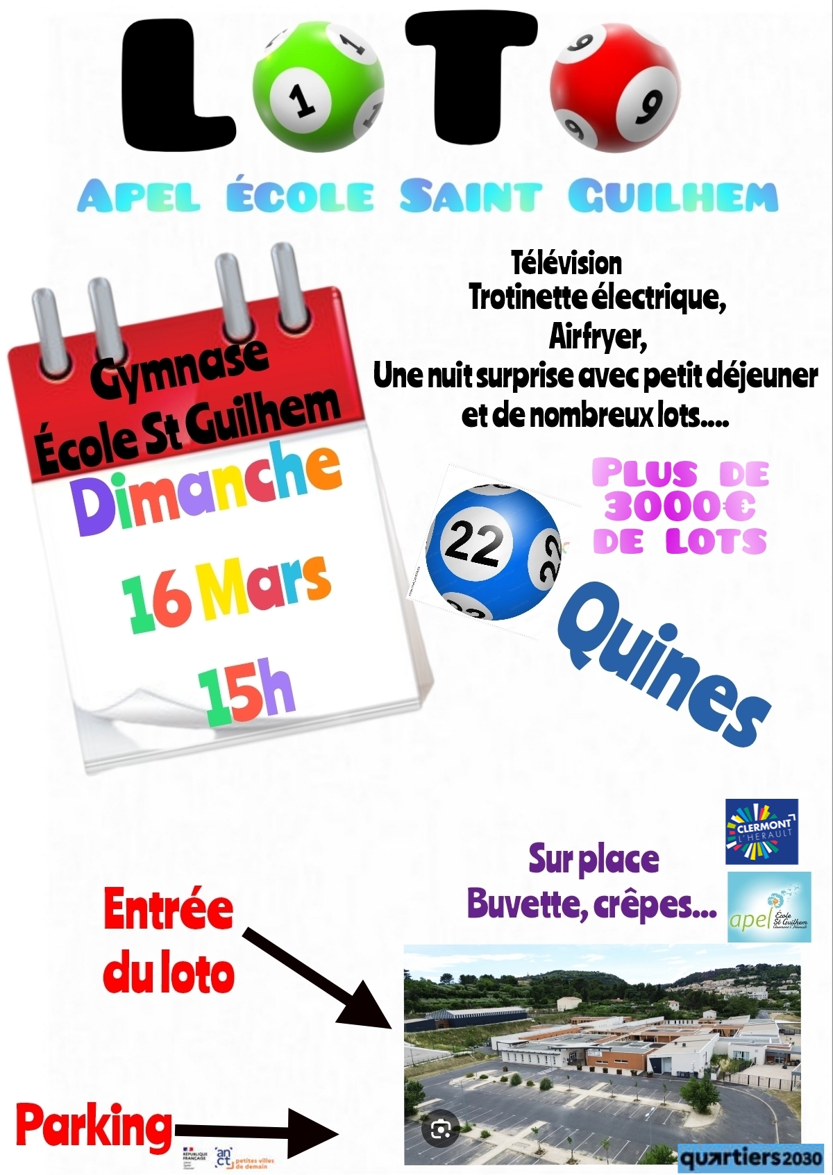 Image LOTO - APEL ECOLE SAINT GUILHEM